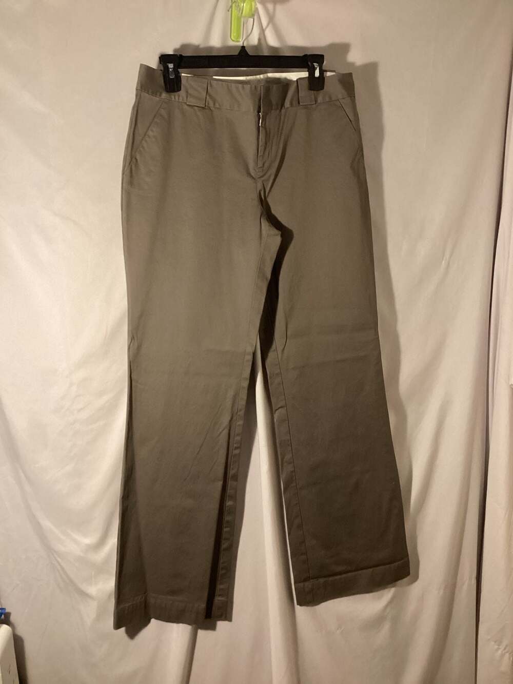 Calvin Klein Women's Stretch Chino Dress Pants Khaki Size 12
